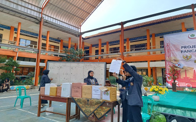 Pemilihan OSIS Berjalan Demokratis, Falah dan Syoffa Raih Suara Terbanyak